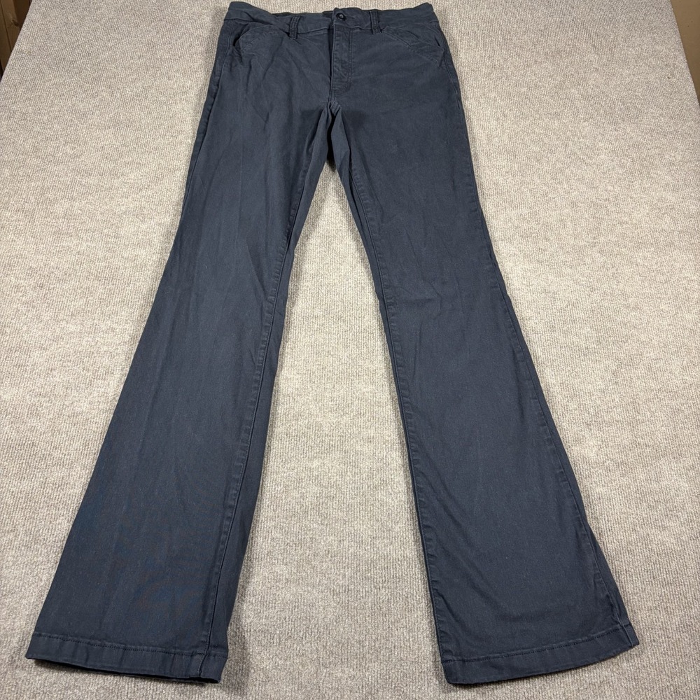 American Eagle Outfitters Bootcut Leg Pants Womens 8 Black Cotton Stretch Casual